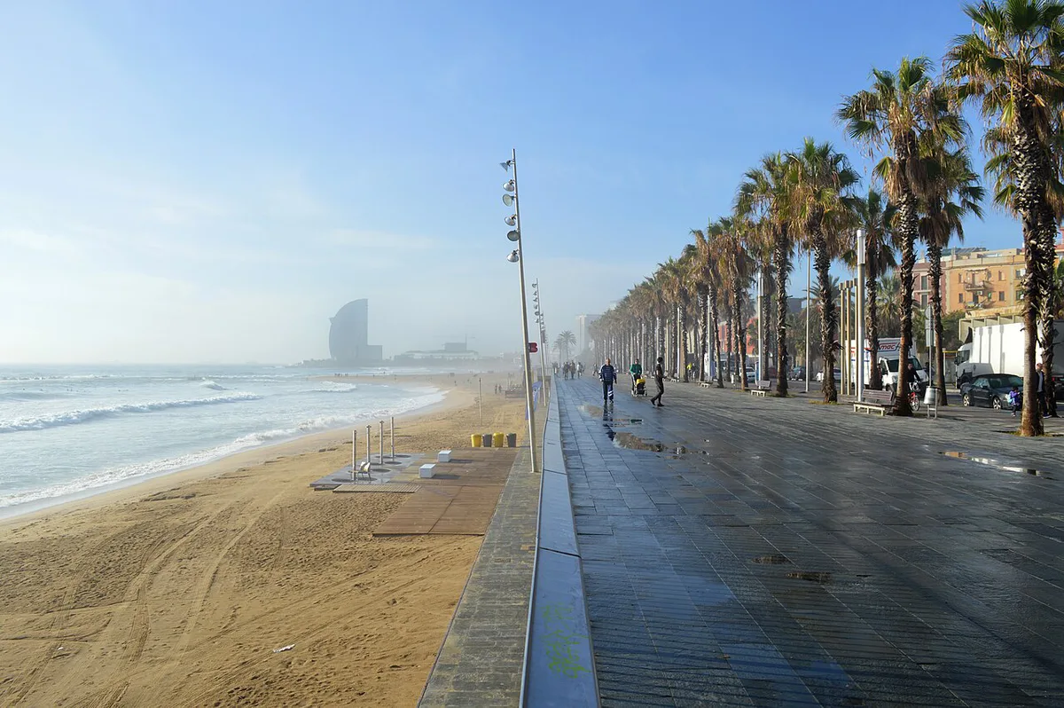 Panoramic view over Barcelona — 1