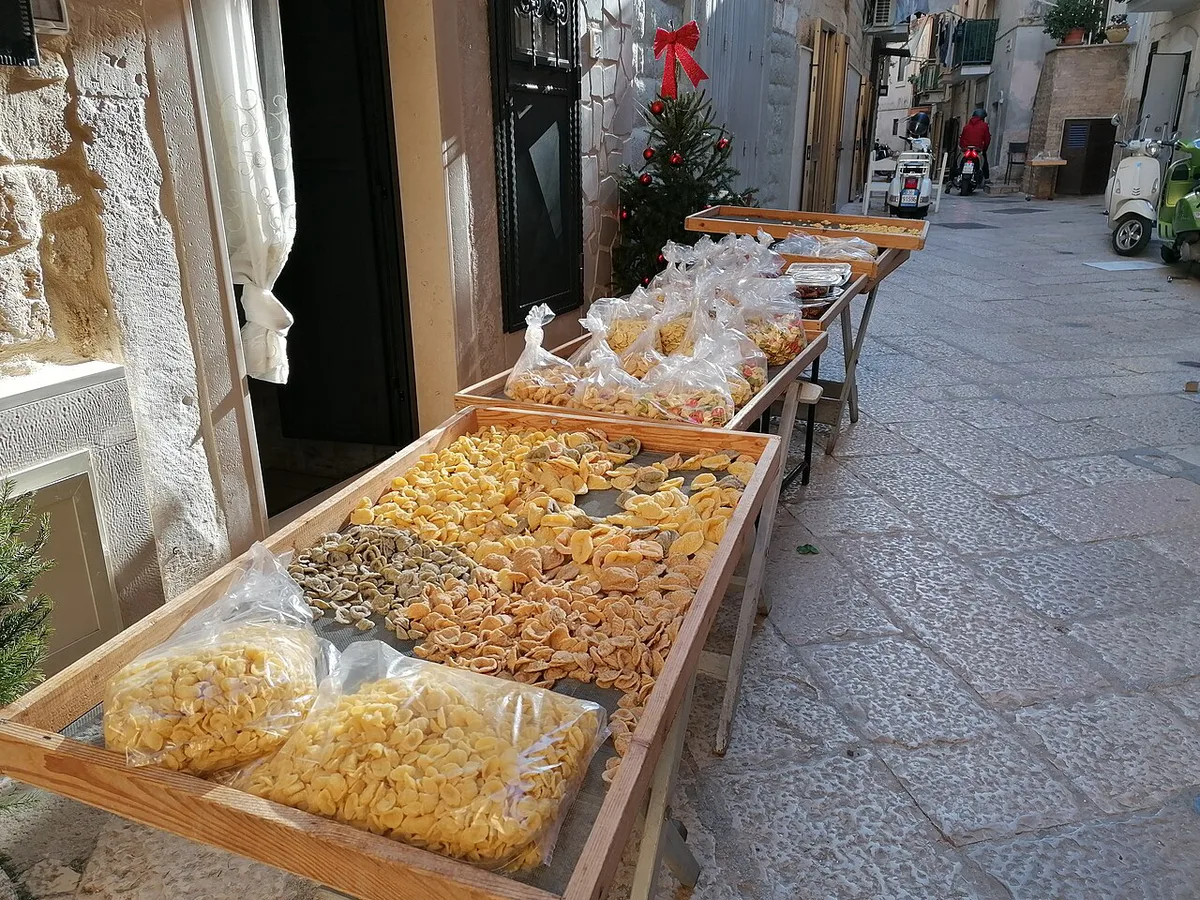 A walkable central street in Bari by day — 2