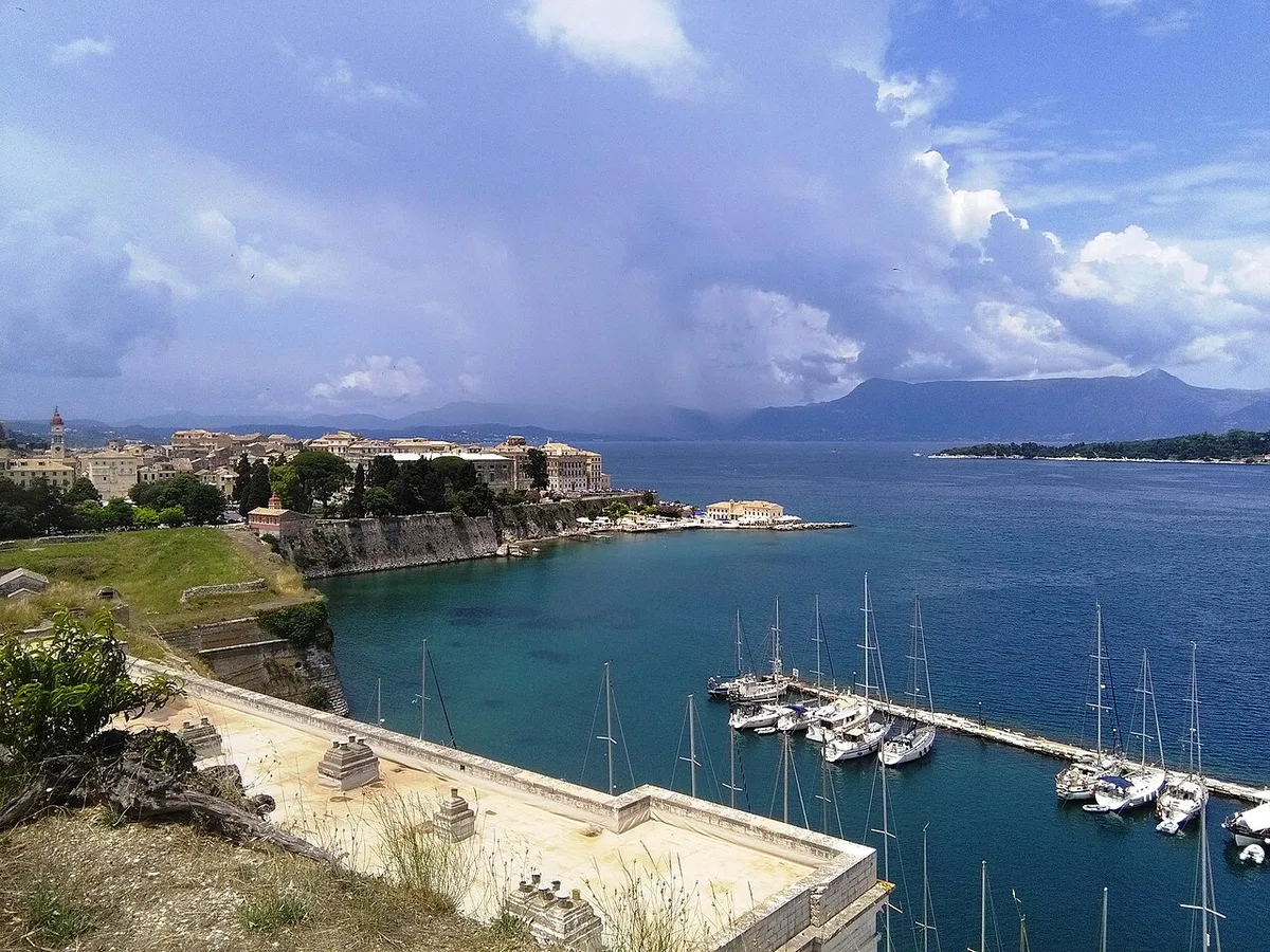 A residential district street in Corfu — 1