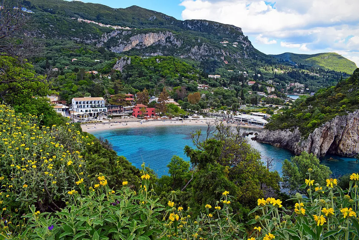 Panoramic view over Corfu — 1