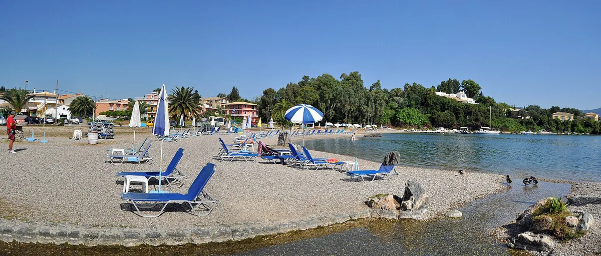 A walkable central street in Corfu by day — 2