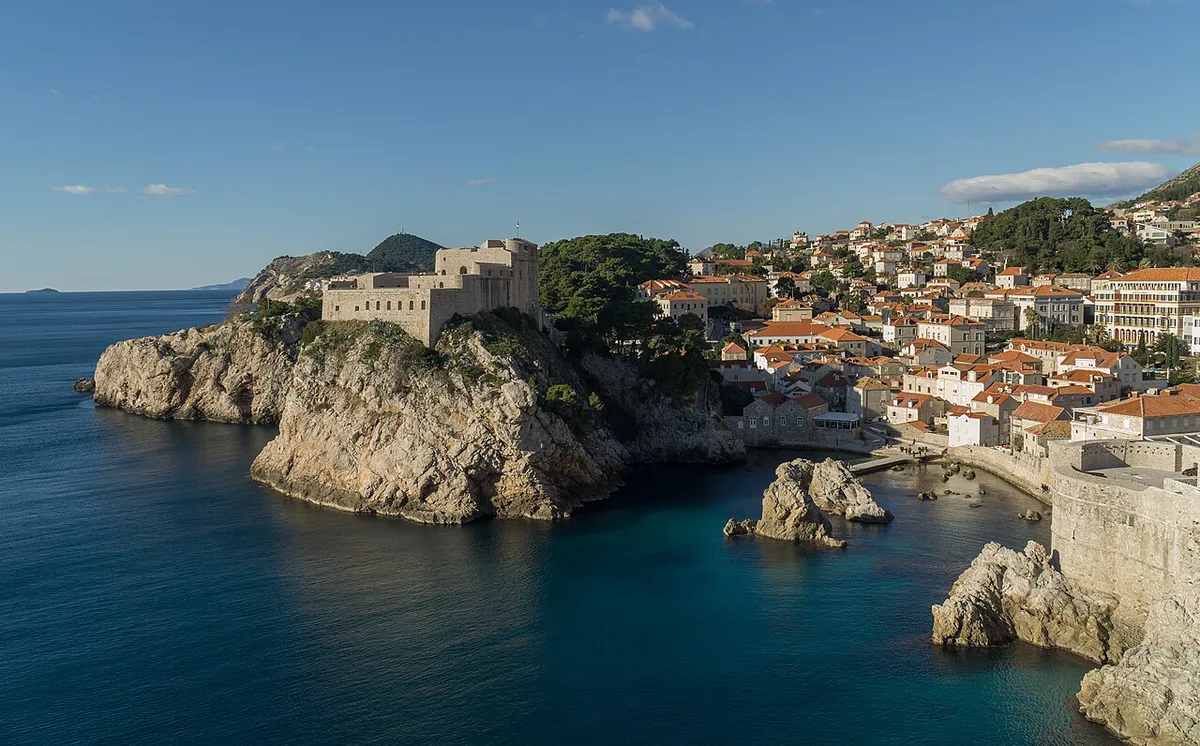 A walkable central street in Dubrovnik by day — 2