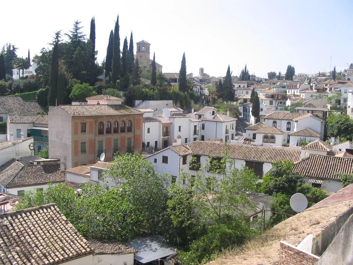 A walkable central street in Granada by day — 1