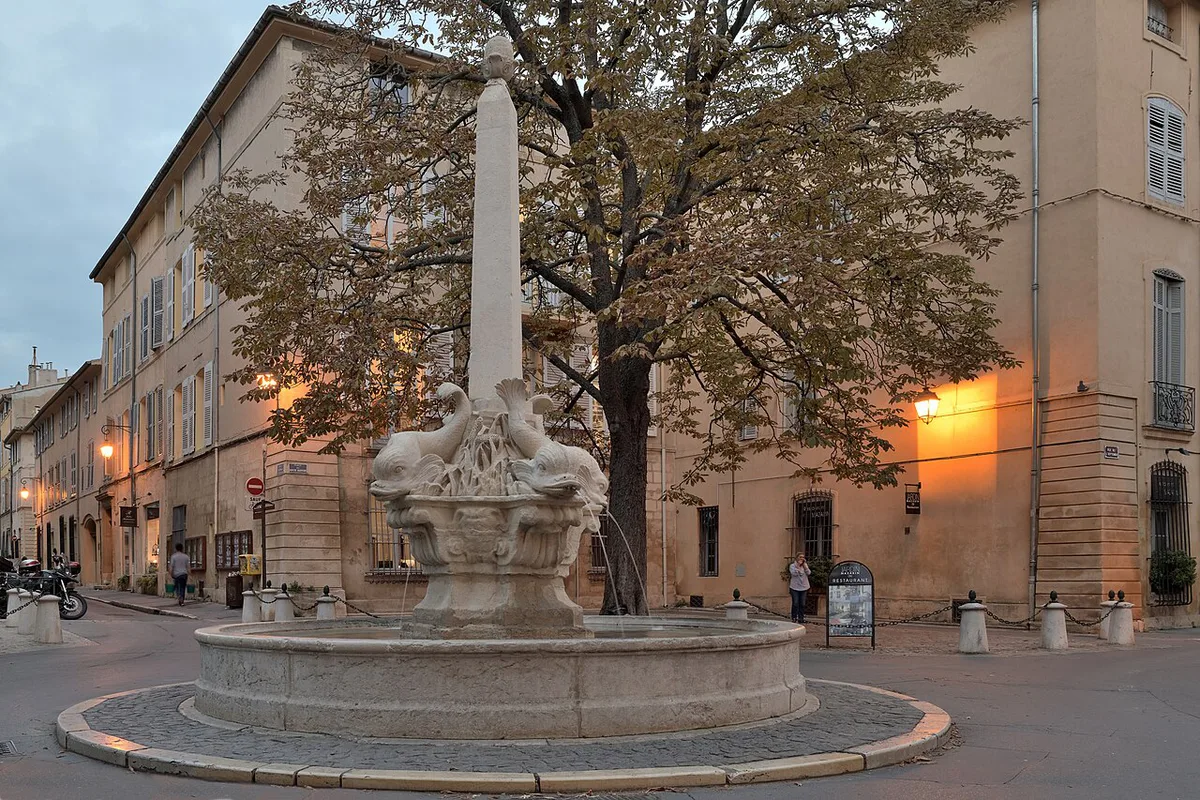 The plane-tree-lined Cours Mirabeau in Aix-en-Provence — 2