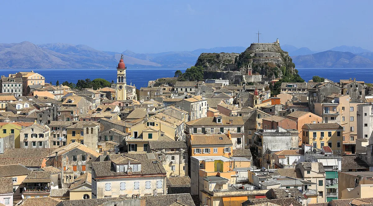 Corfu city centre in the evening — 2