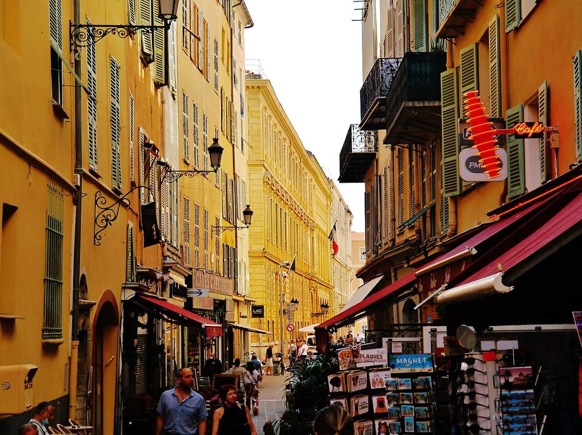 Nice city centre in the evening — 1