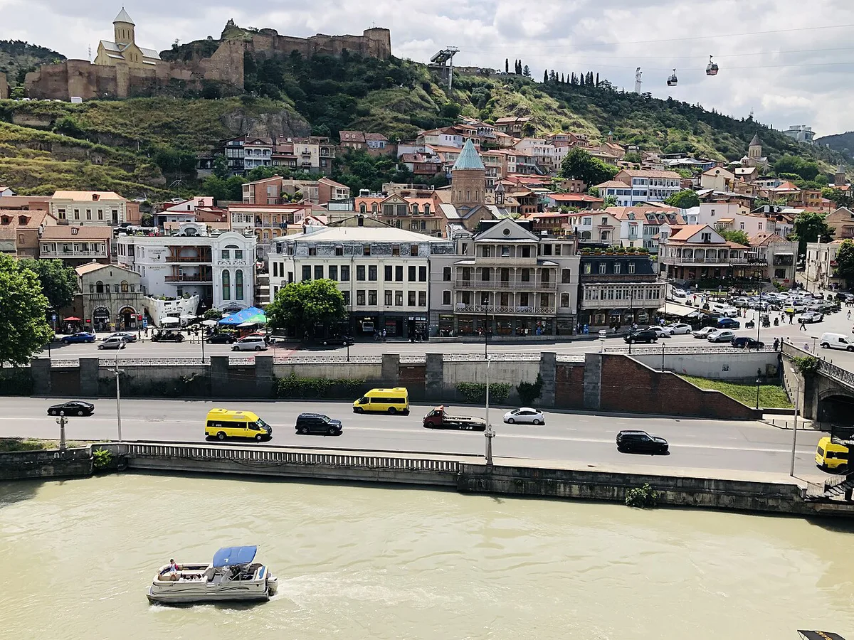 Tbilisi city centre in the evening — 2