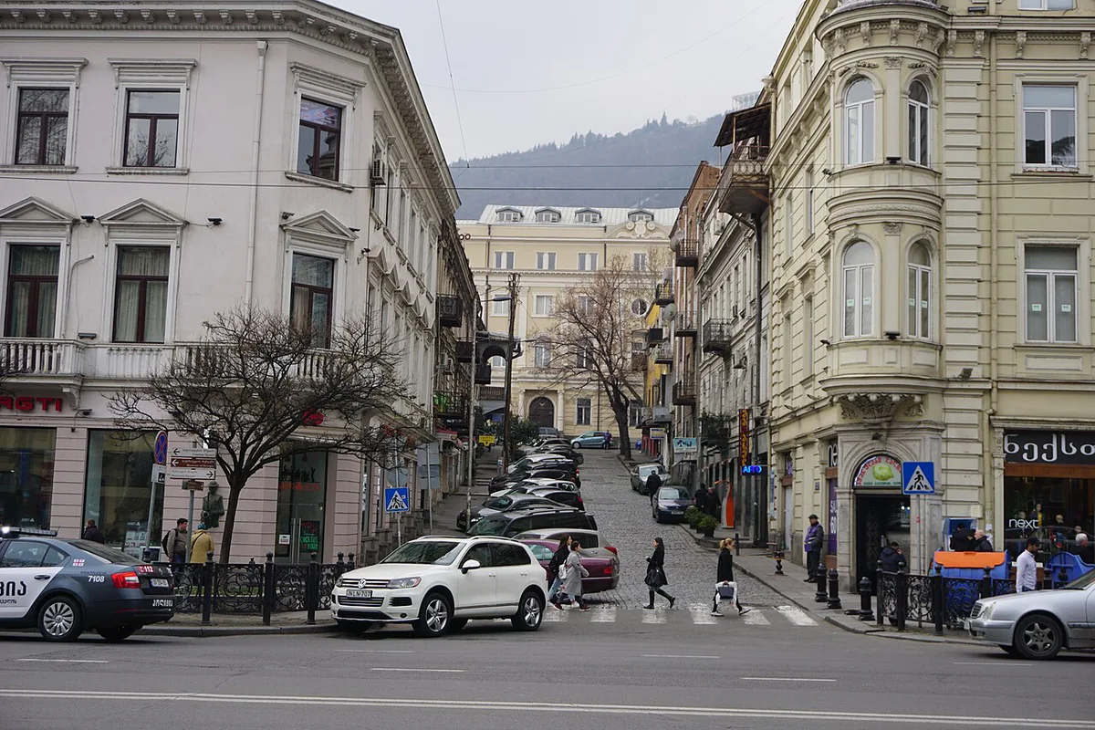 Tbilisi Old Town below the Narikala fortress — 1