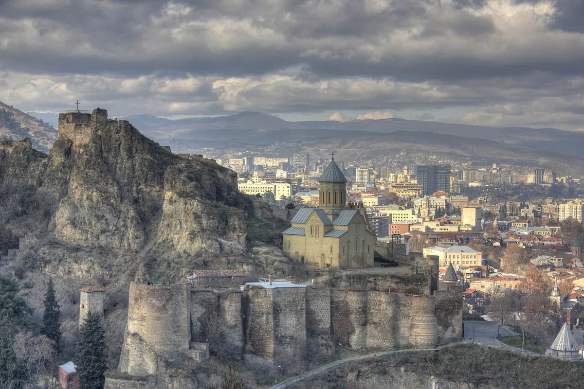 Tbilisi Old Town below the Narikala fortress — 2