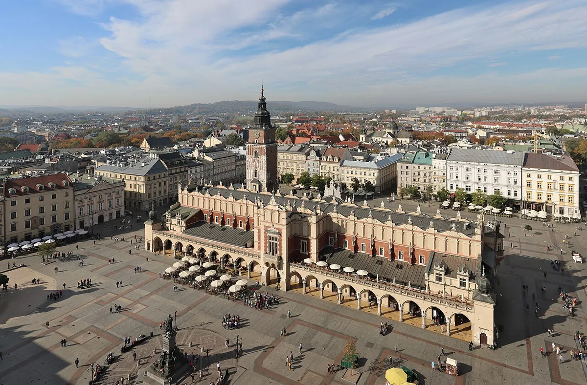 Panoramic view over Krakow — 1