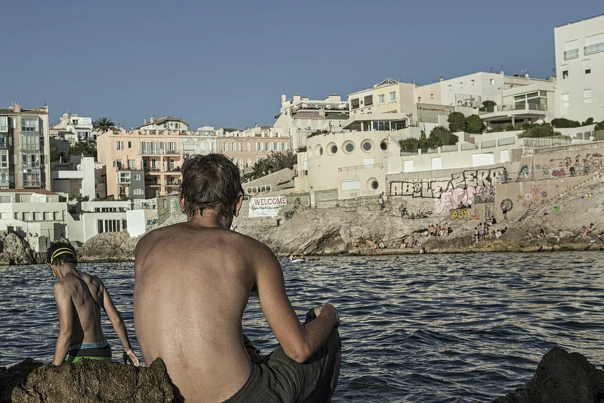 A walkable central street in Marseille by day — 1