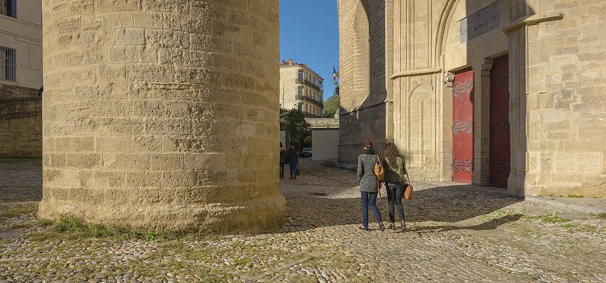 A walkable central street in Montpellier by day — 2