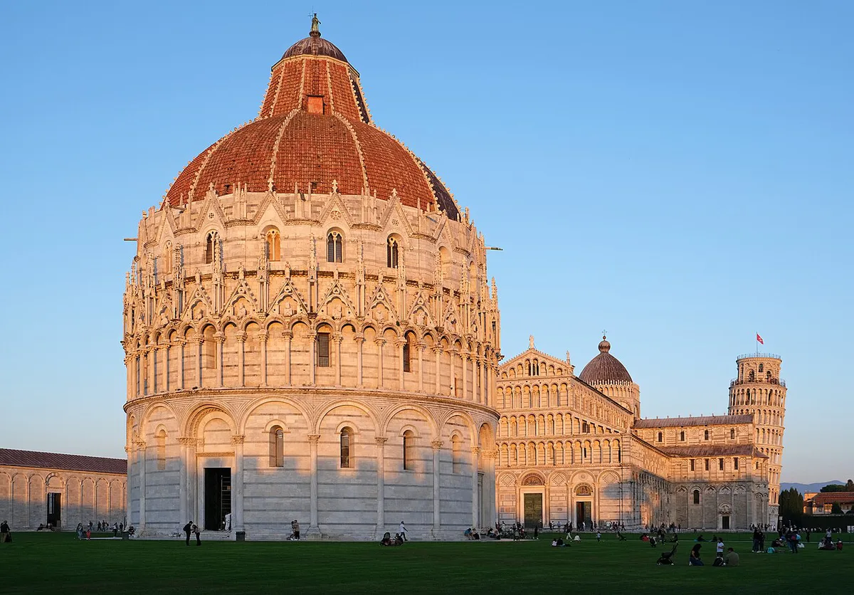 A walkable central street in Pisa by day — 1