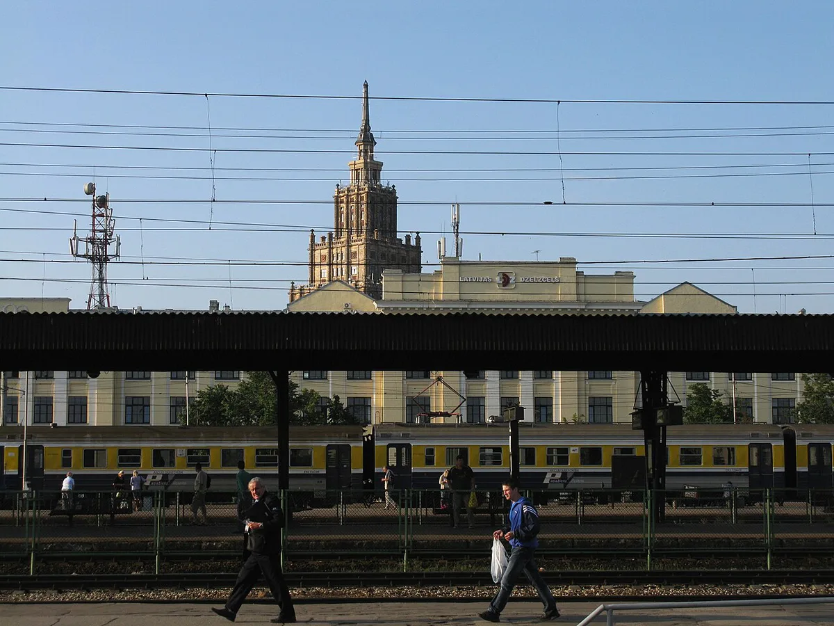 A residential district street in Riga — 2