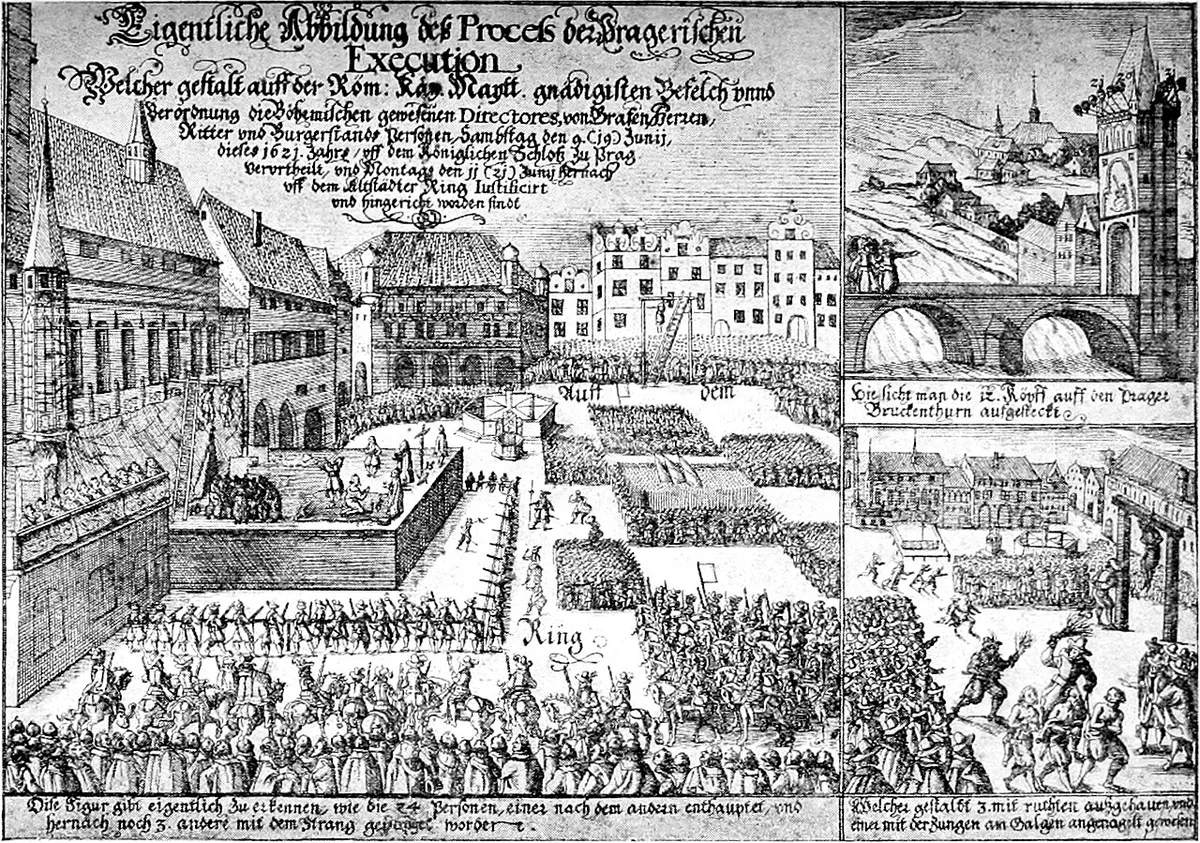 Story of Prague Execution on the Old Town Square in 1621 — 1