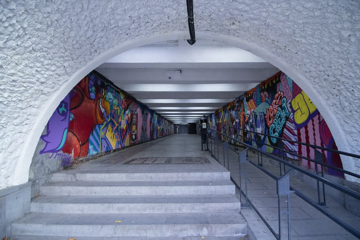 A walkable central street in Tbilisi by day — 1