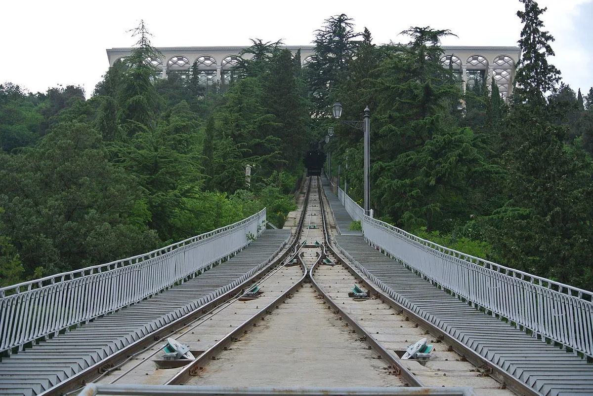 A walkable central street in Tbilisi by day — 2